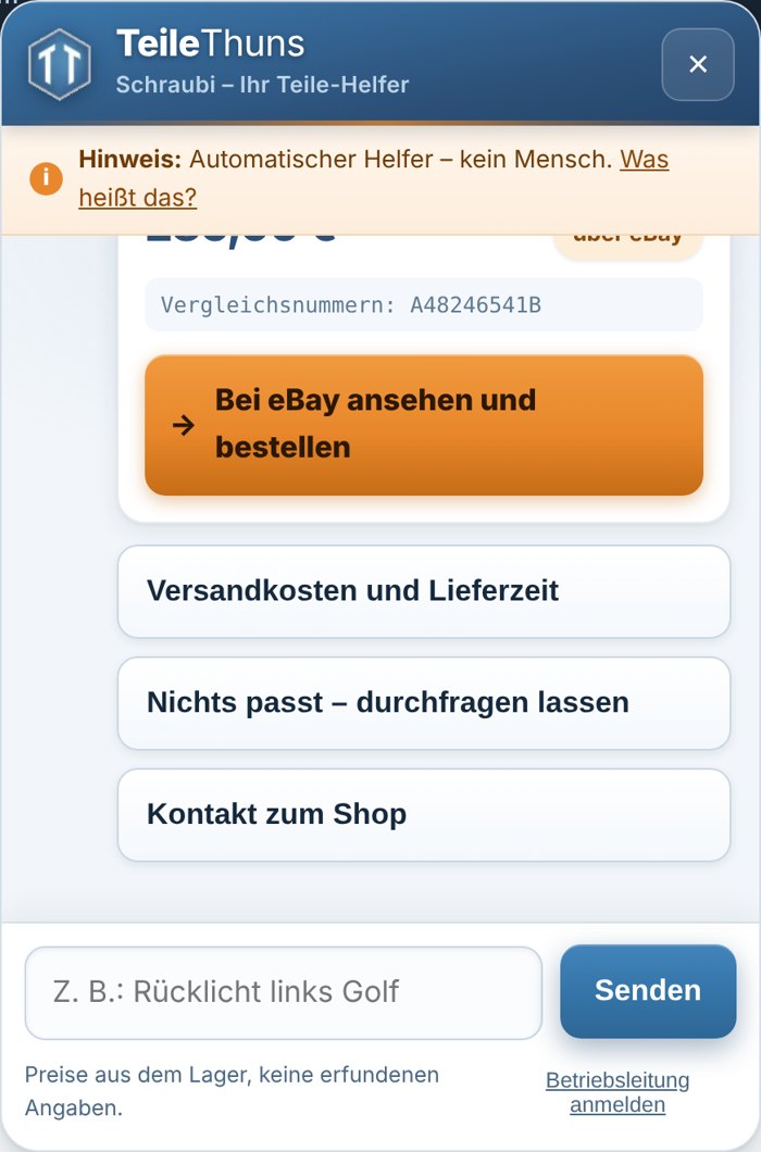 Knopf zum eBay-Angebot